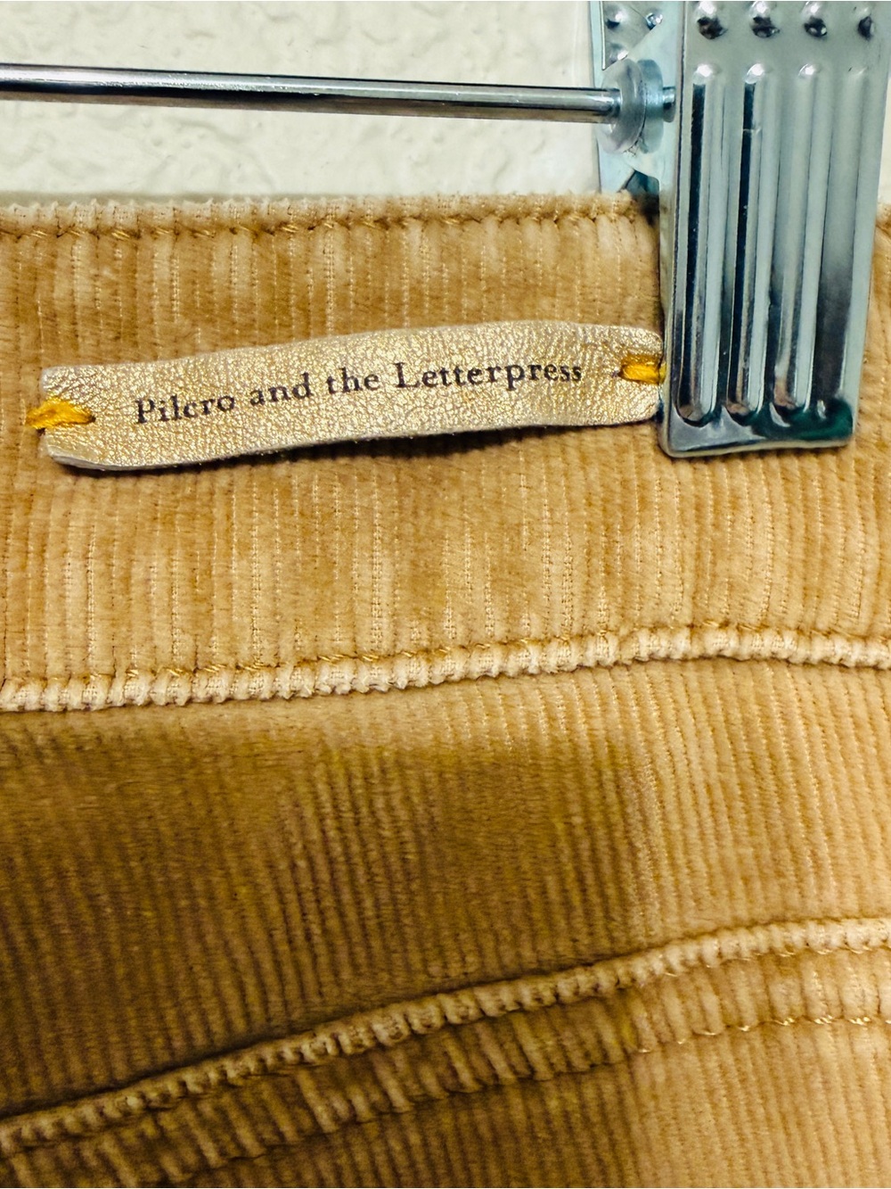 🦋Pilcro| EUC Anthropologie Pants Size 30 Corduroy Casual Everyday Pants in Camel - Picture 5 of 8